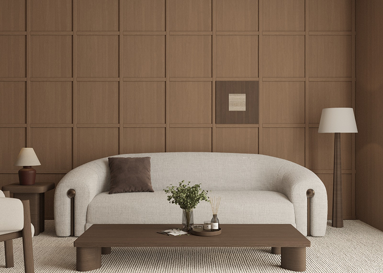 OKRA living room wall styling